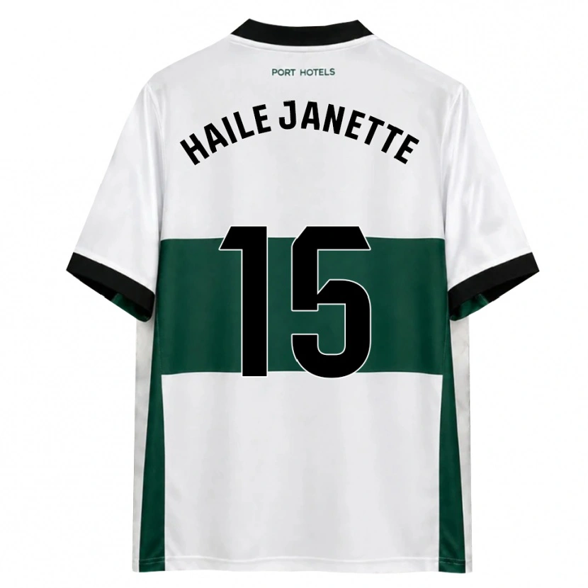 Danxen Criança Camisola Haile Janette Pereira Richards #15 Verde Branco Vermelho Principal 2026/27 Camisa