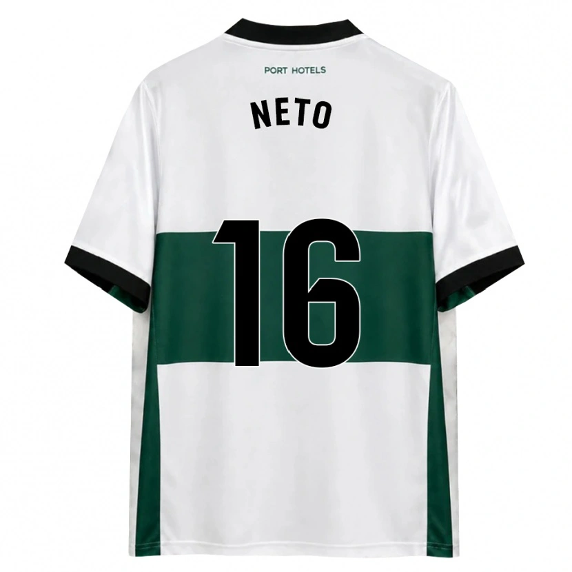 Danxen Criança Camisola Martim Neto #16 Verde Branco Vermelho Principal 2026/27 Camisa