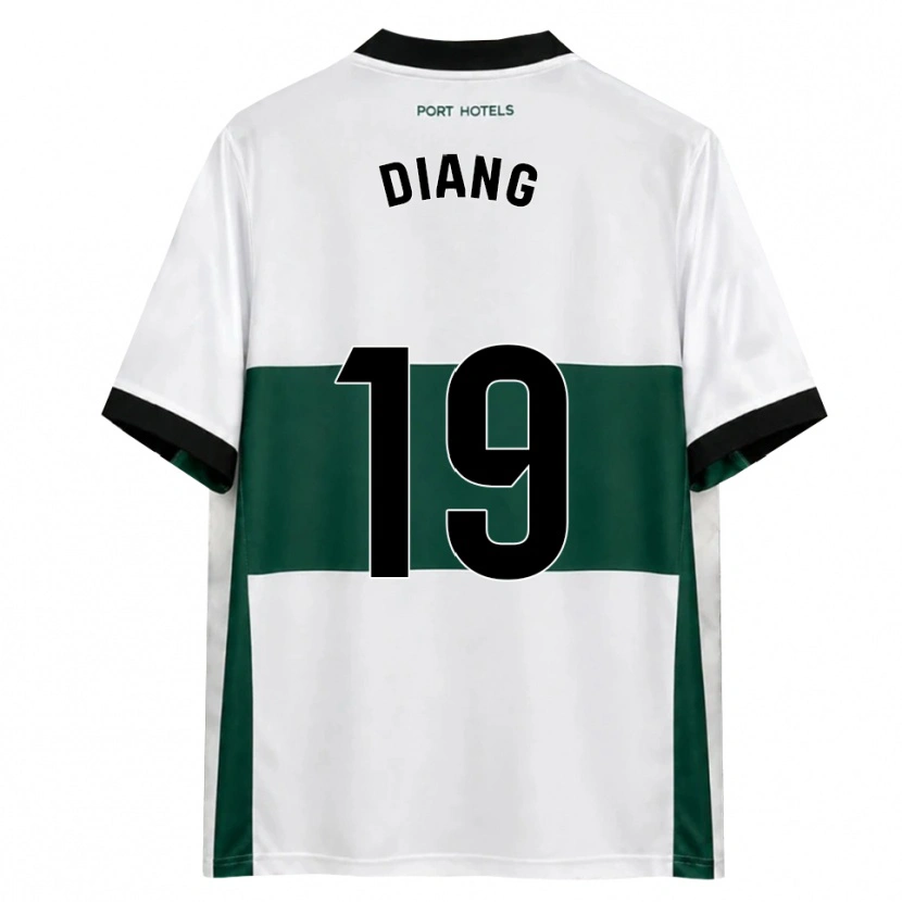 Danxen Criança Camisola Grady Diangana #19 Verde Branco Vermelho Principal 2026/27 Camisa