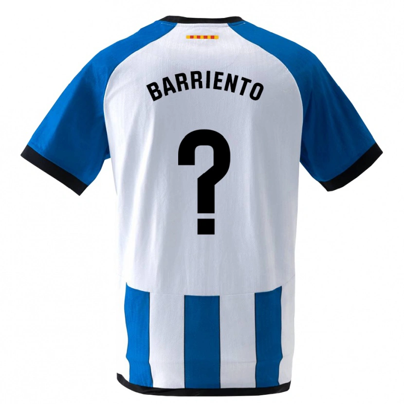Danxen Criança Camisola Darek Barriento #0 Azul Real Branco Principal 2026/27 Camisa