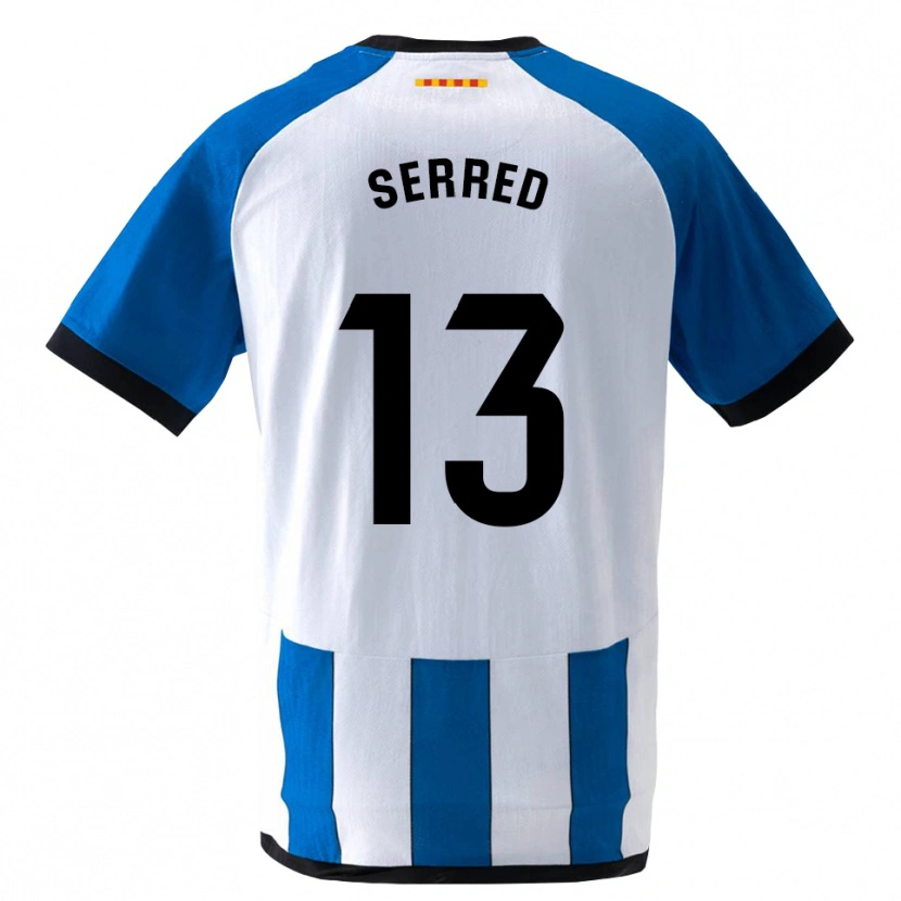 Danxen Criança Camisola Llorenç Serred #13 Azul Real Branco Principal 2026/27 Camisa