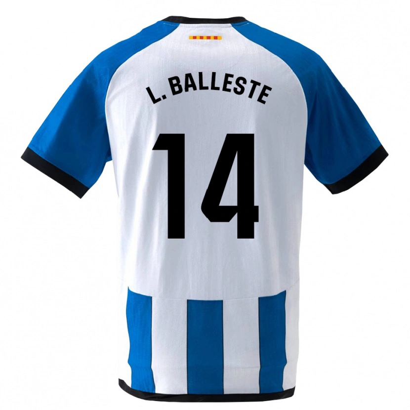 Danxen Criança Camisola Laia Balleste Sciora #14 Azul Real Branco Principal 2026/27 Camisa