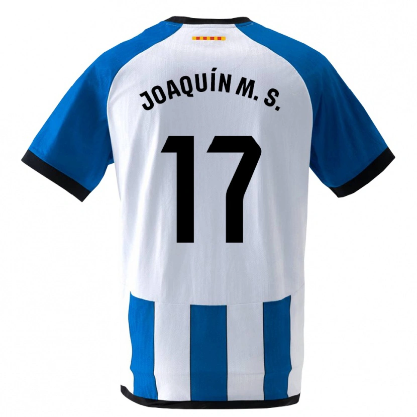 Danxen Criança Camisola Joaquín Sánchez #17 Azul Real Branco Principal 2026/27 Camisa