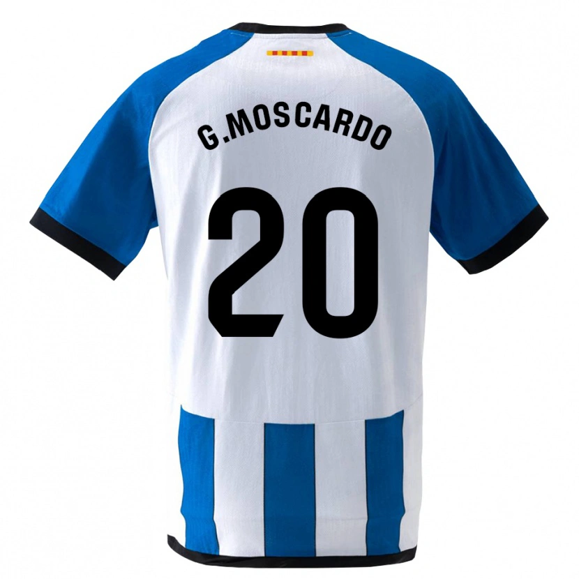 Danxen Criança Camisola Gabriel Moscardo #20 Azul Real Branco Principal 2026/27 Camisa