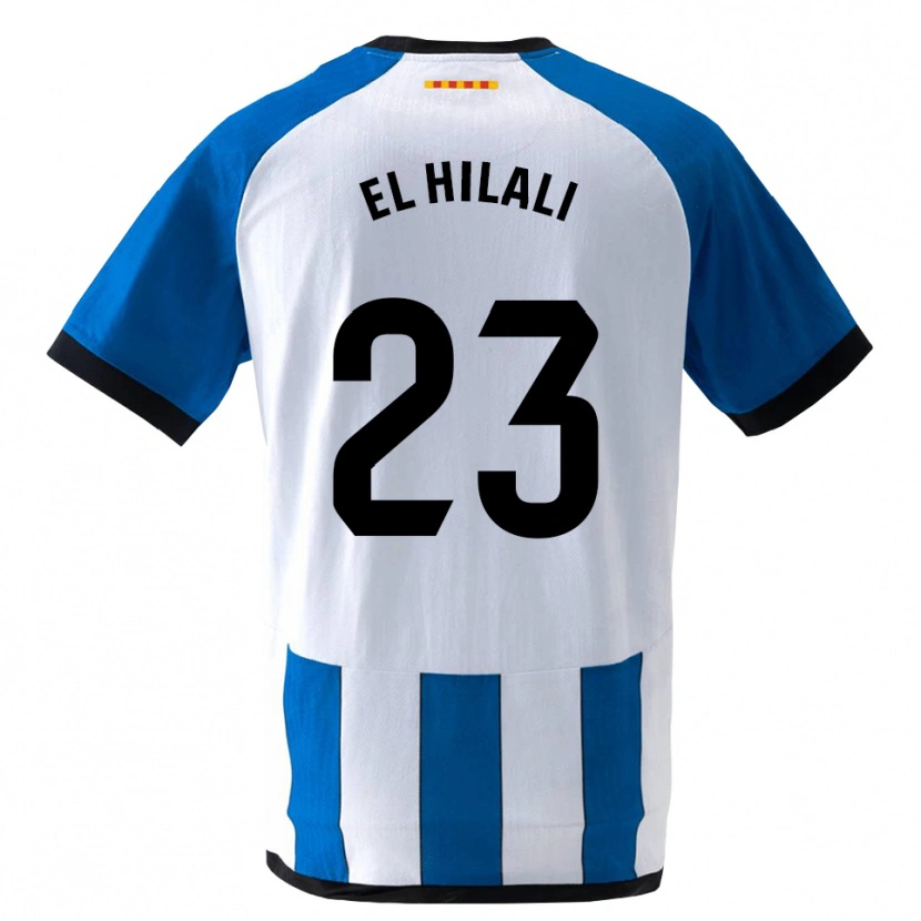 Danxen Criança Camisola Omar El Hilali #23 Azul Real Branco Principal 2026/27 Camisa