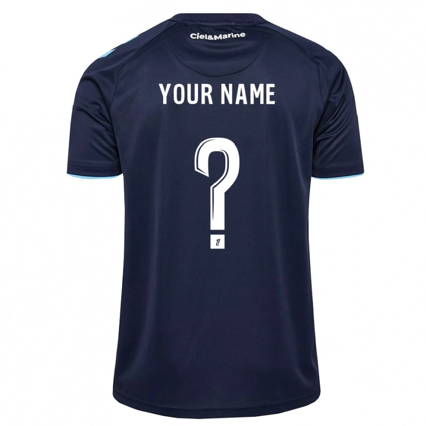 Danxen Criança Camisola Seu Nome #0 Azul Centáurea Azul Meia-Noite Principal 2026/27 Camisa