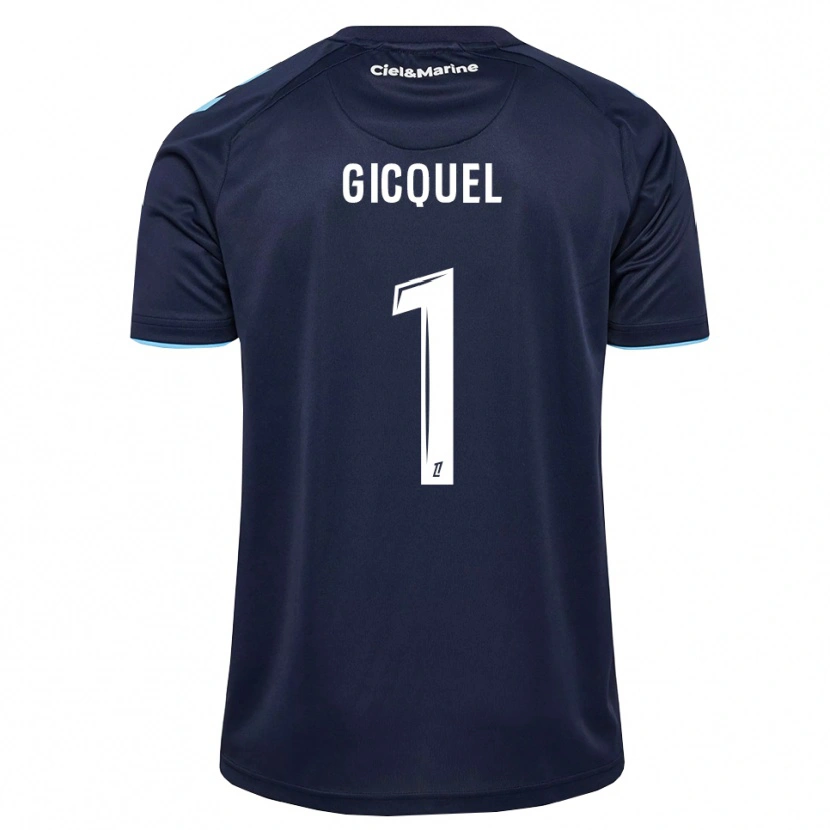 Danxen Criança Camisola Mathyss Gicquel #1 Azul Centáurea Azul Meia-Noite Principal 2026/27 Camisa