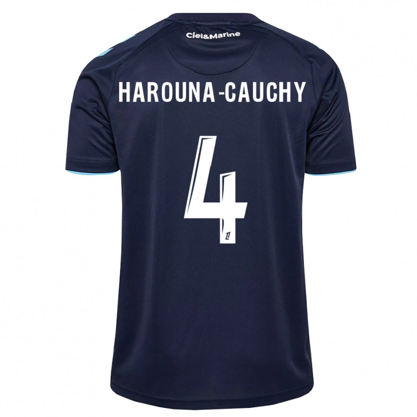 Danxen Criança Camisola Yllian Harouna-Cauchy #4 Azul Centáurea Azul Meia-Noite Principal 2026/27 Camisa