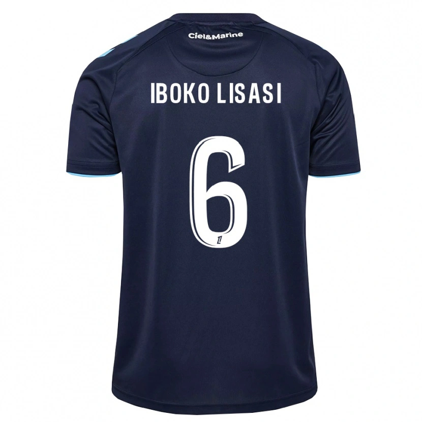 Danxen Criança Camisola Malachie Iboko Lisasi #6 Azul Centáurea Azul Meia-Noite Principal 2026/27 Camisa