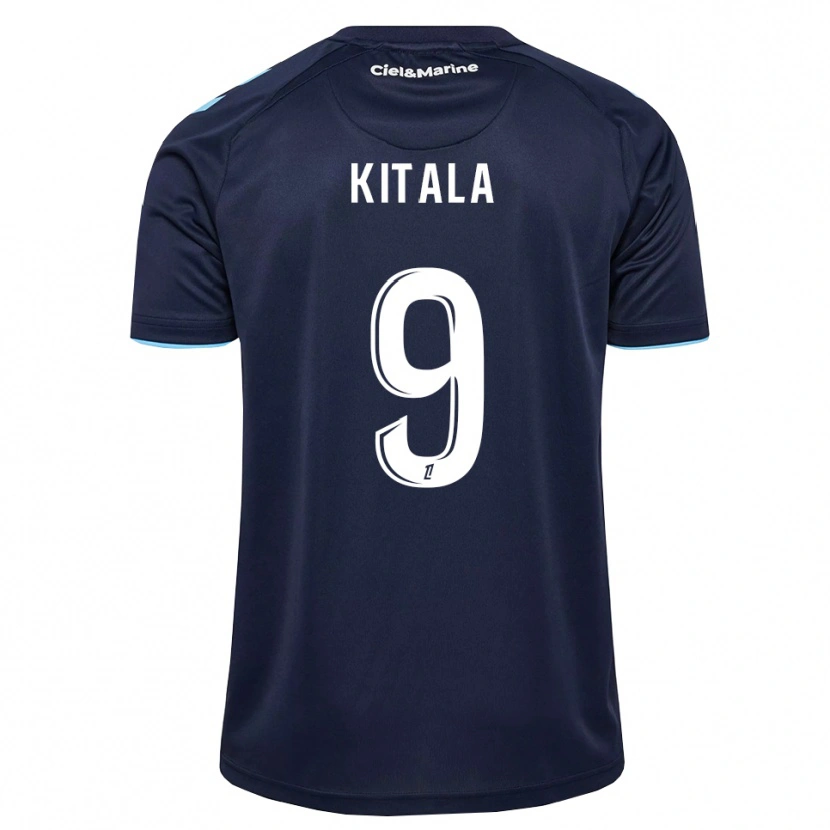 Danxen Criança Camisola Yann Kitala #9 Azul Centáurea Azul Meia-Noite Principal 2026/27 Camisa
