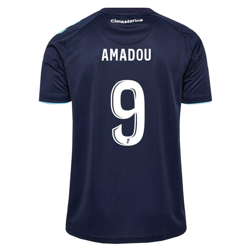Danxen Criança Camisola Mansour Amadou #9 Azul Centáurea Azul Meia-Noite Principal 2026/27 Camisa