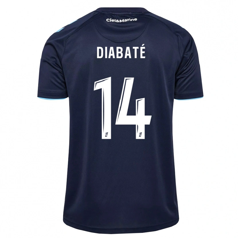 Danxen Criança Camisola Adams Diabaté #14 Azul Centáurea Azul Meia-Noite Principal 2026/27 Camisa