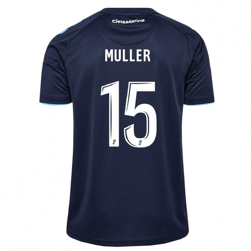 Danxen Criança Camisola Laura Muller #15 Azul Centáurea Azul Meia-Noite Principal 2026/27 Camisa