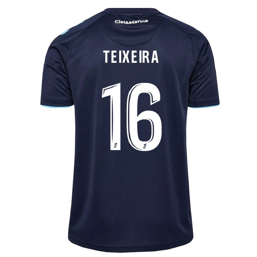 Danxen Criança Camisola Alex Teixeira #16 Azul Centáurea Azul Meia-Noite Principal 2026/27 Camisa