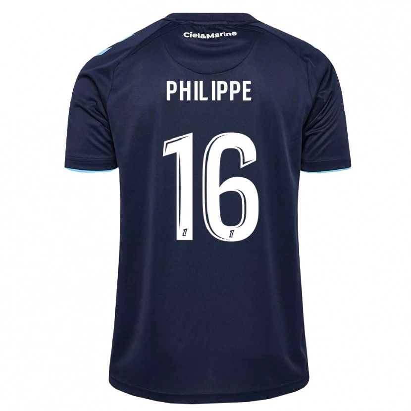 Danxen Criança Camisola Laëtitia Philippe #16 Azul Centáurea Azul Meia-Noite Principal 2026/27 Camisa