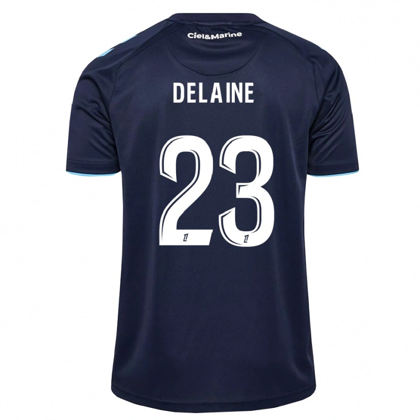 Danxen Criança Camisola Thomas Delaine #23 Azul Centáurea Azul Meia-Noite Principal 2026/27 Camisa