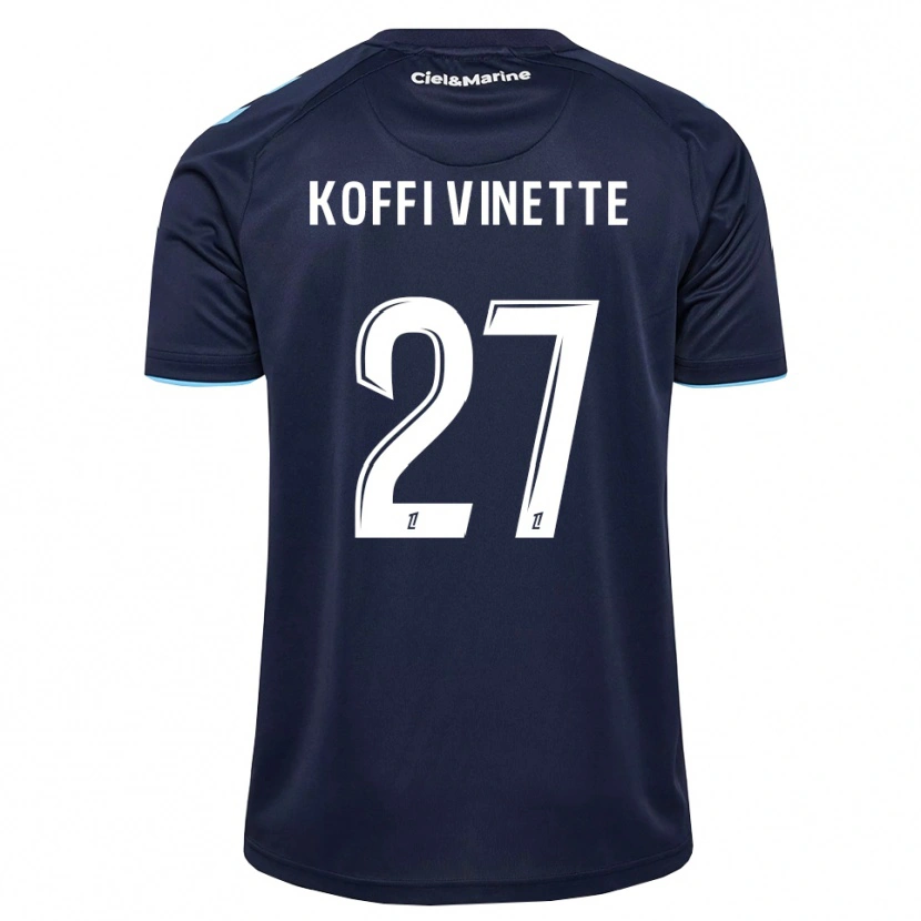 Danxen Criança Camisola Enzo Koffi #27 Azul Centáurea Azul Meia-Noite Principal 2026/27 Camisa