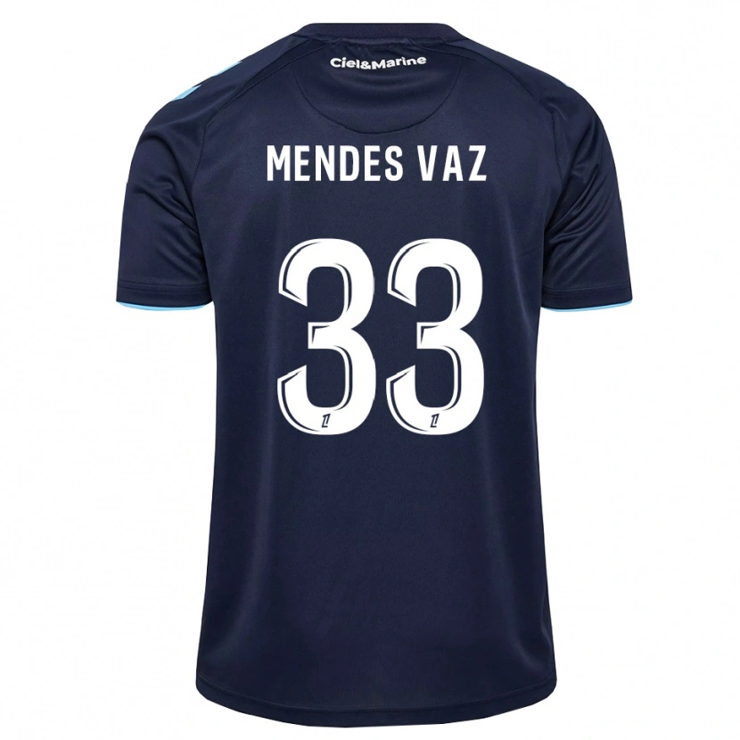 Danxen Criança Camisola Hernâni Mendes Vaz #33 Azul Centáurea Azul Meia-Noite Principal 2026/27 Camisa