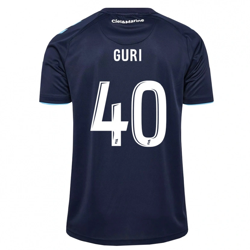 Danxen Criança Camisola Gabriel Guri #40 Azul Centáurea Azul Meia-Noite Principal 2026/27 Camisa