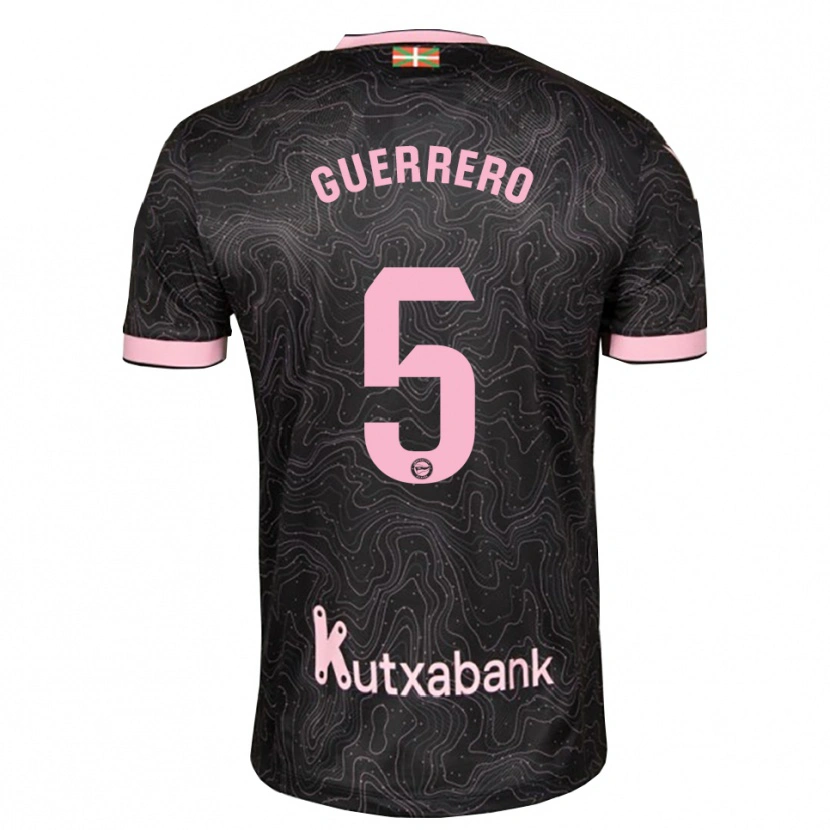 Danxen Criança Camisola Ángel Guerrero #5 Preto Rosa Alternativa 2026/27 Camisa