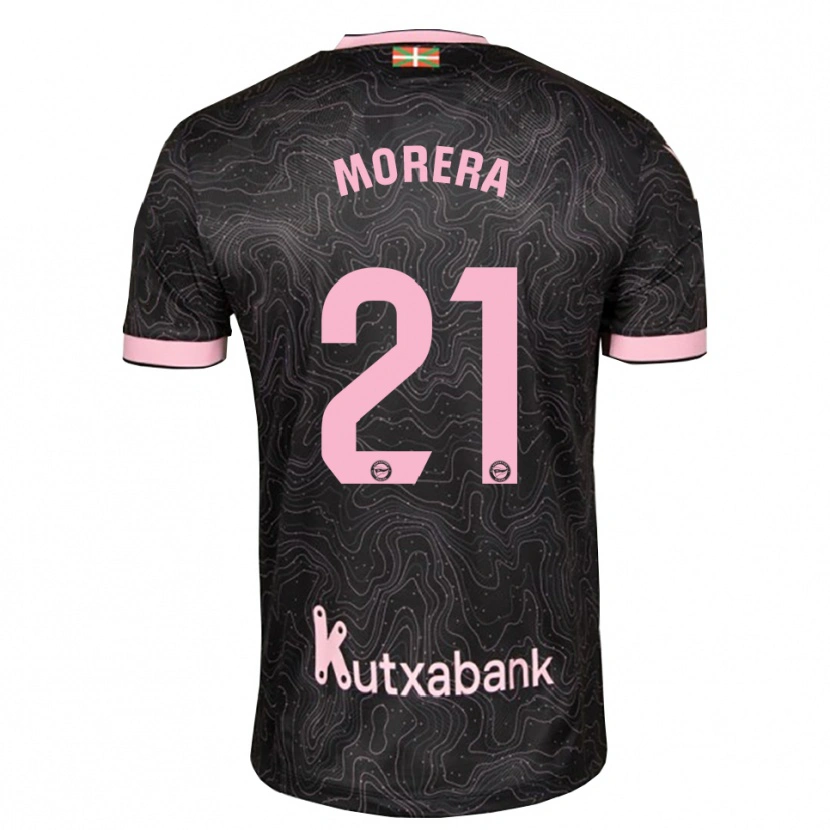 Danxen Criança Camisola Carla Morera #21 Preto Rosa Alternativa 2026/27 Camisa