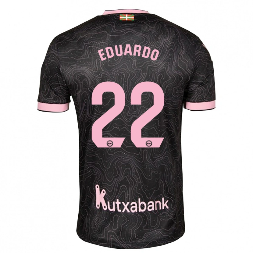 Danxen Criança Camisola Eduardo Fontana #22 Preto Rosa Alternativa 2026/27 Camisa