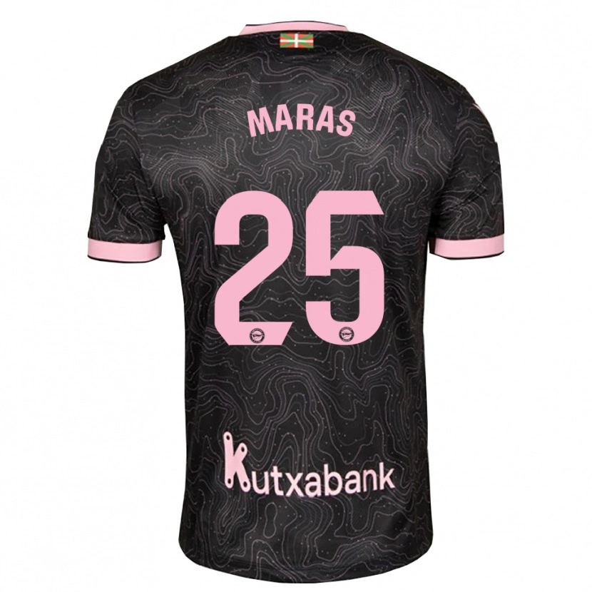 Danxen Criança Camisola Nikola Maras #25 Preto Rosa Alternativa 2026/27 Camisa