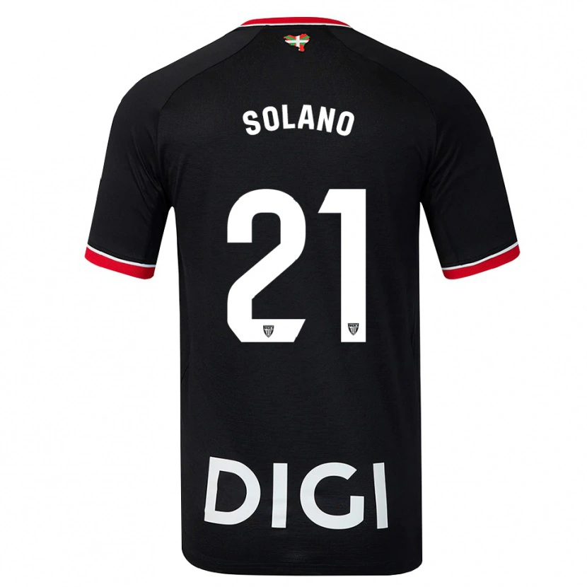 Danxen Criança Camisola Bibiane Schulze-Solano #21 Preto Branco Vermelho Alternativa 2026/27 Camisa