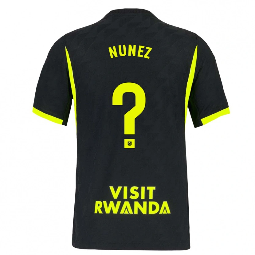 Danxen Criança Camisola Rafael Nunez #0 Verde Brilhante Preto Alternativa 2026/27 Camisa