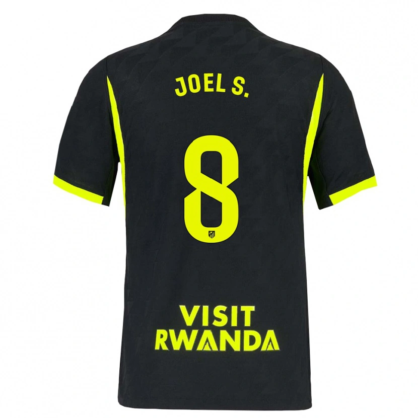 Danxen Criança Camisola Joel Sánchez #8 Verde Brilhante Preto Alternativa 2026/27 Camisa