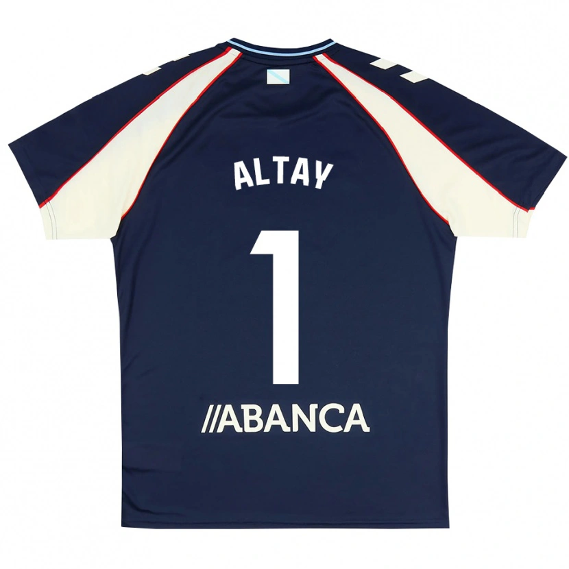 Danxen Criança Camisola Altay Bayındır #1 Azul Real Vermelho Branco Alternativa 2026/27 Camisa