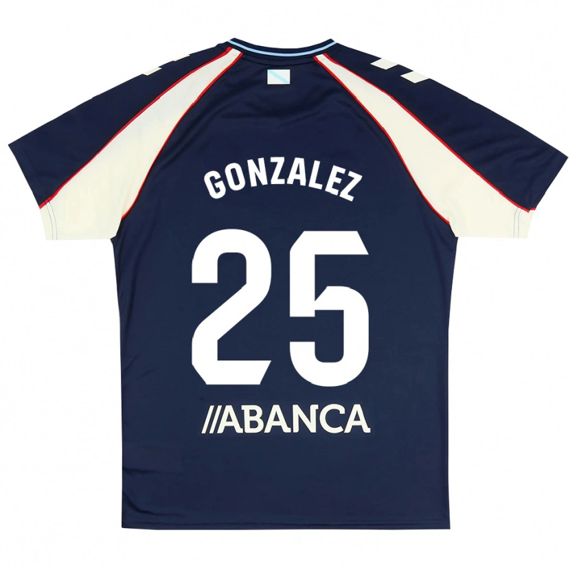 Danxen Criança Camisola Marcos González #25 Azul Real Vermelho Branco Alternativa 2026/27 Camisa