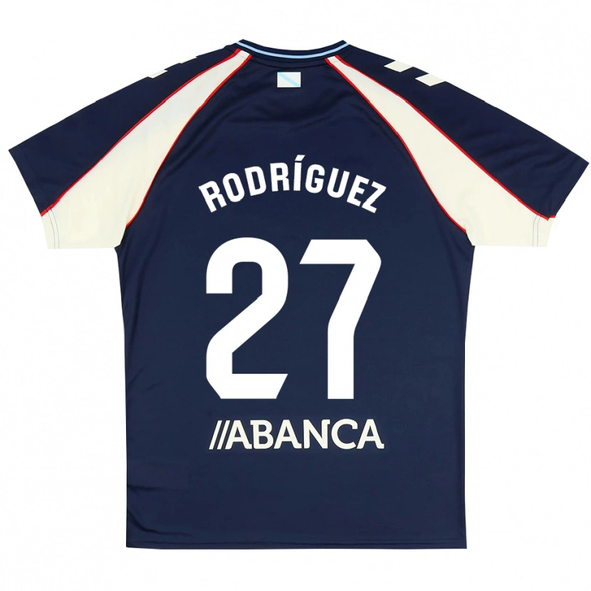 Danxen Criança Camisola Noah Rodríguez #27 Azul Real Vermelho Branco Alternativa 2026/27 Camisa