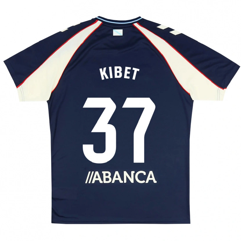 Danxen Criança Camisola Aldrine Kibet #37 Azul Real Vermelho Branco Alternativa 2026/27 Camisa