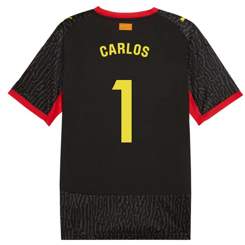 Danxen Criança Camisola Juan Carlos #1 Preto Amarelo Vermelho Alternativa 2026/27 Camisa