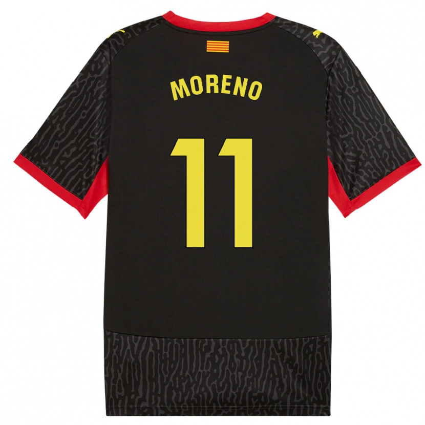 Danxen Criança Camisola Álex Moreno #11 Preto Amarelo Vermelho Alternativa 2026/27 Camisa