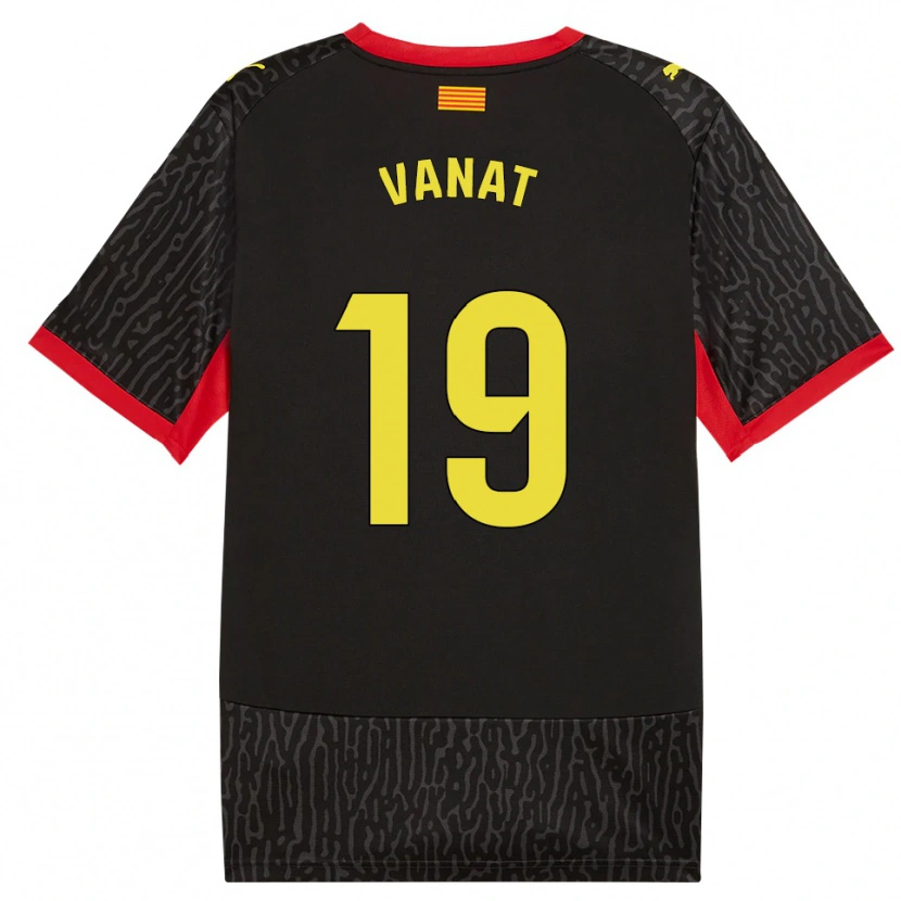 Danxen Criança Camisola Vladyslav Vanat #19 Preto Amarelo Vermelho Alternativa 2026/27 Camisa