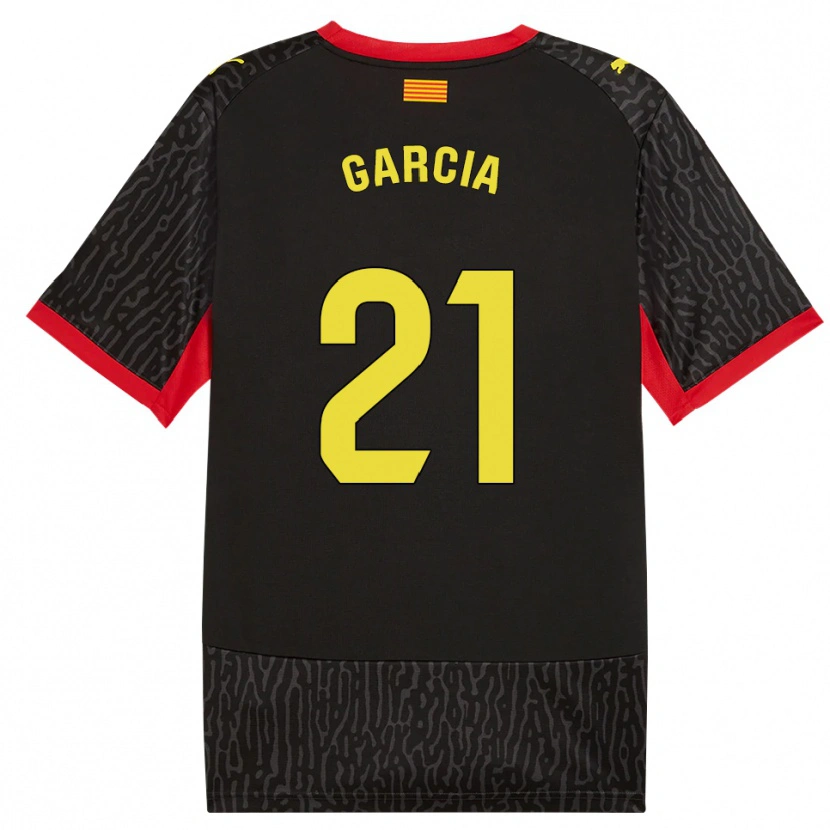 Danxen Criança Camisola Jastin Garcia #21 Preto Amarelo Vermelho Alternativa 2026/27 Camisa