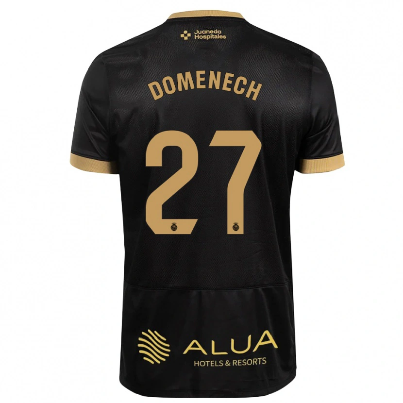 Danxen Criança Camisola Marc Domènech #27 Preto Marrom Claro De Sândalo Madeira Alternativa 2026/27 Camisa