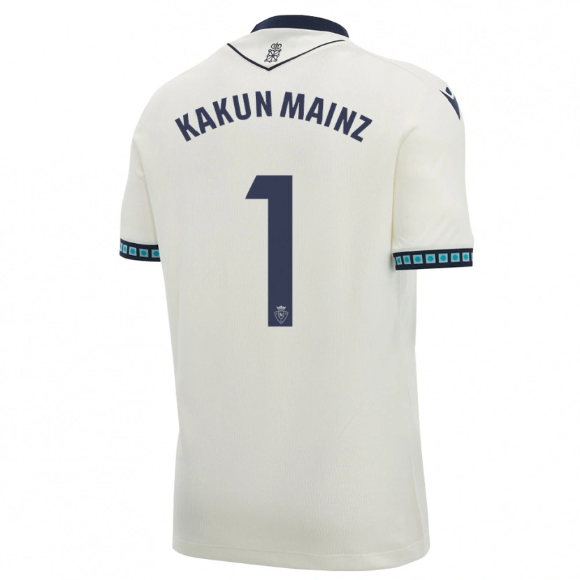 Danxen Criança Camisola Kakun Mainz #1 Branco Preto Azul Céu Claro Alternativa 2026/27 Camisa