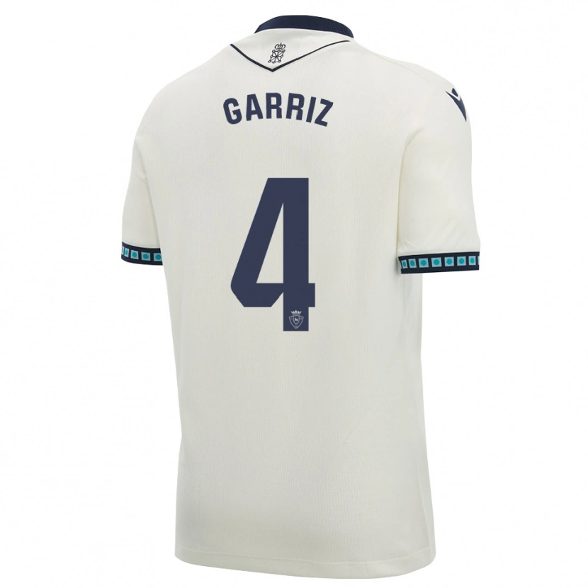 Danxen Criança Camisola Ibaider Garriz #4 Branco Preto Azul Céu Claro Alternativa 2026/27 Camisa