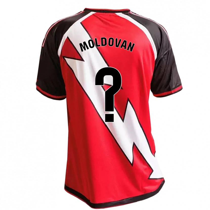 Danxen Criança Camisola Daniel Moldovan #0 Vermelho Preto Branco Alternativa 2026/27 Camisa
