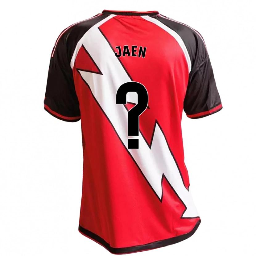 Danxen Criança Camisola Carlos Jaén #0 Vermelho Preto Branco Alternativa 2026/27 Camisa