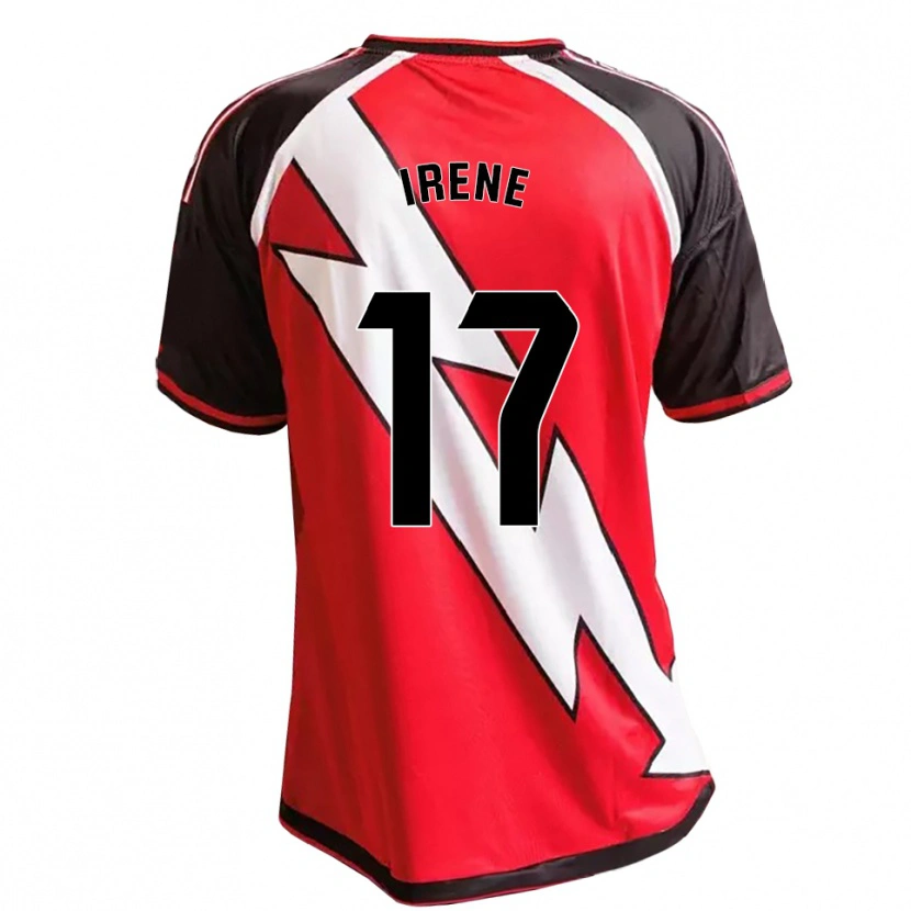 Danxen Criança Camisola Irene Rodríguez Basilio #17 Vermelho Preto Branco Alternativa 2026/27 Camisa