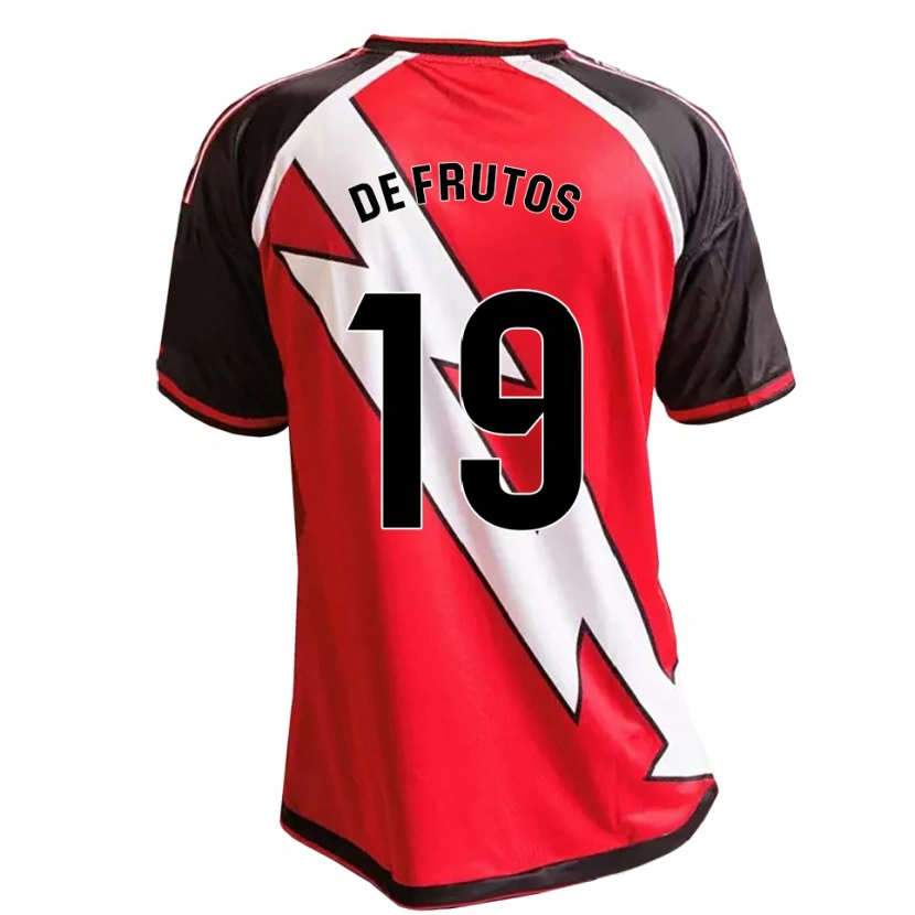Danxen Criança Camisola Jorge De Frutos #19 Vermelho Preto Branco Alternativa 2026/27 Camisa