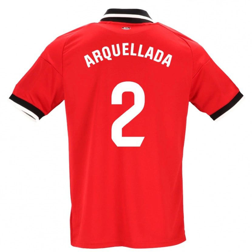 Danxen Criança Camisola Álvaro Arquellada #2 Preto Branco Vermelho Alternativa 2026/27 Camisa