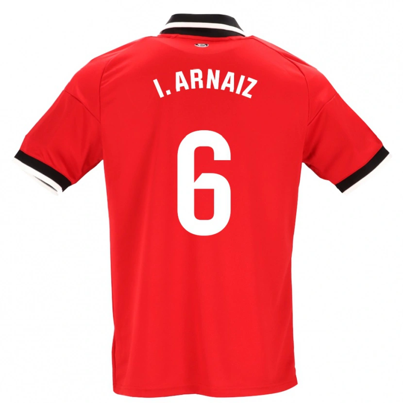 Danxen Criança Camisola Iris Arnaiz Gil #6 Preto Branco Vermelho Alternativa 2026/27 Camisa