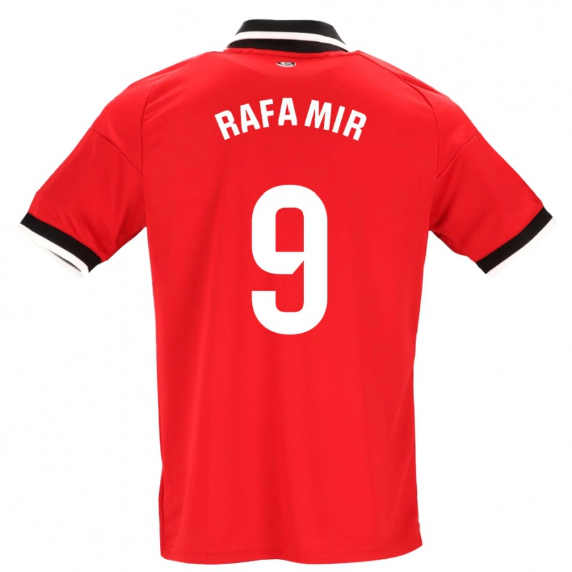 Danxen Criança Camisola Rafa Mir #9 Preto Branco Vermelho Alternativa 2026/27 Camisa