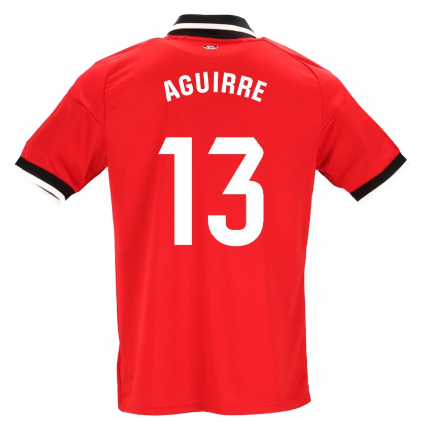 Danxen Criança Camisola Yolanda Aguirre #13 Preto Branco Vermelho Alternativa 2026/27 Camisa