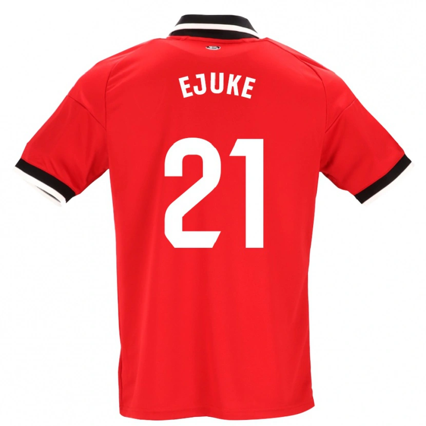Danxen Criança Camisola Chidera Ejuke #21 Preto Branco Vermelho Alternativa 2026/27 Camisa